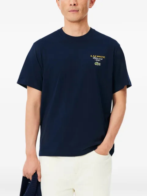 Lacoste Accent Tennis graphic-print T-shirt Blue TH2430