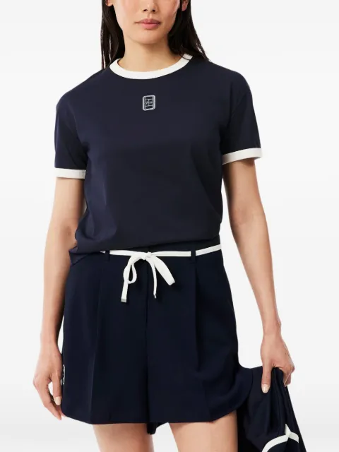 Lacoste embroidered-badge jersey T-shirt Blue TF8124