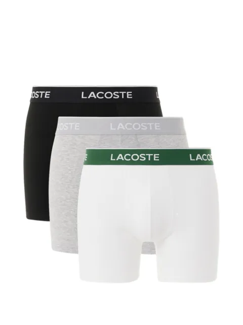 Lacoste logo-waistband boxers (set of three) White 6H1290