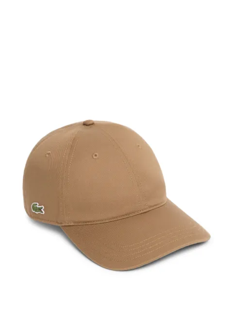 Lacoste logo-patch baseball cap Brown RK0440