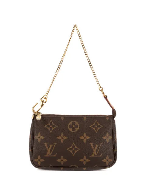 Louis Vuitton Pre-Owned Mini Pochette shoulder bag Brown SF5106