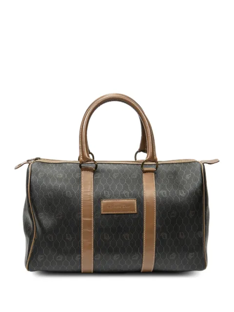 Christian Dior Pre-Owned Honey-comb Boston handbag Grey NONE