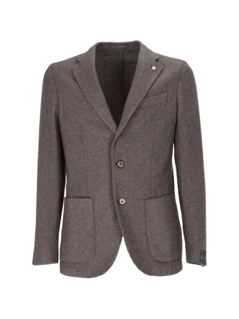 BRANDO herringbone-pattern blazer Brown 288465533
