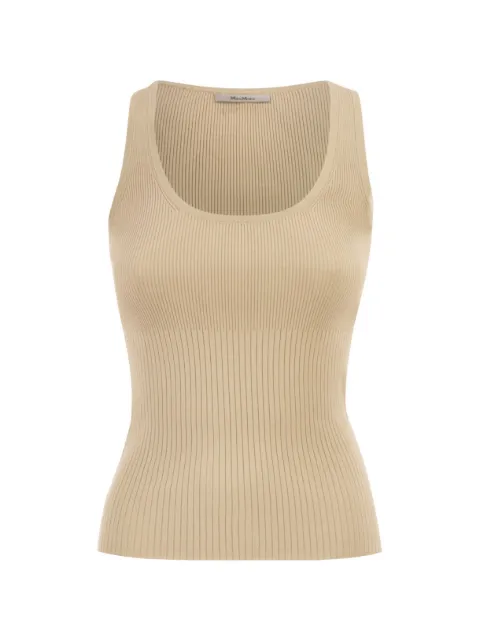 Max Mara Ghiro ribbed-knit tank top Neutrals 2611361032600