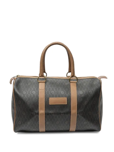 Christian Dior Pre-Owned small Boston zip-up luggage Brown ABC7101