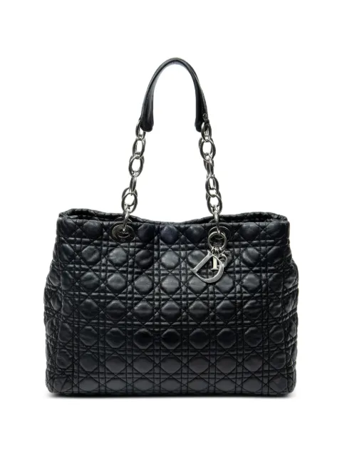 Christian Dior Pre-Owned medium quilted tote bag Black 01BO0152