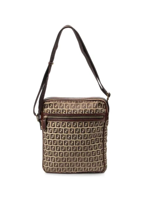 Fendi Pre-Owned Zucca print shoulder bag Neutrals 22288BT099TN9059