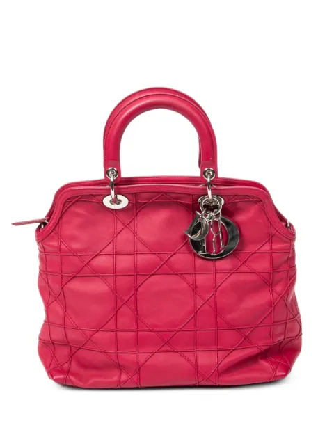 Christian Dior Pre-Owned Granville Cannage tote bag Pink 09MA0171