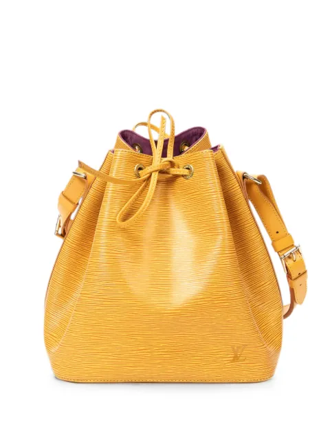 Louis Vuitton Pre-Owned PM Noe leather bucket bag Yellow AR1914