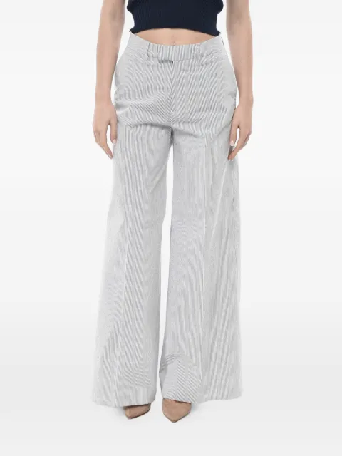 Berwich Nina striped wide-leg trousers Blue CK1754XNINA