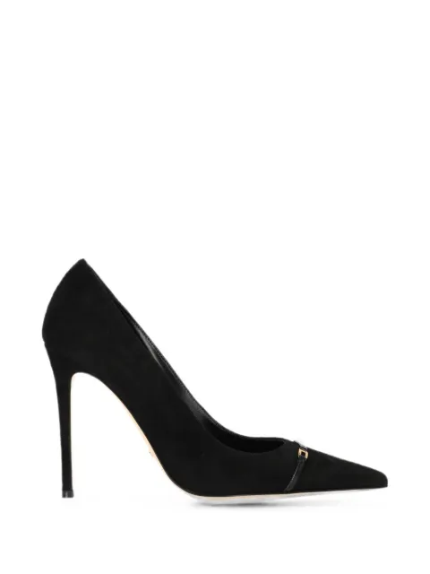 Elisabetta Franchi buckle-detail pointed-toe pumps Black SA19L66E2