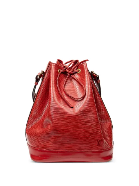 Louis Vuitton Pre-Owned Noé leather bucket bag Red AR0975