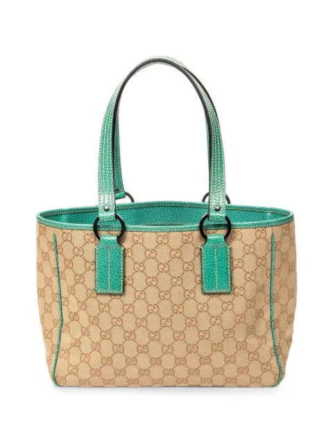 Gucci Pre-Owned small GG canvas tote bag Neutrals 1130193444