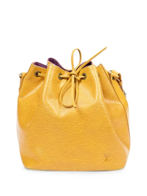 Louis Vuitton Pre-Owned PM Noe Épi-leather bucket bag Yellow AR1915