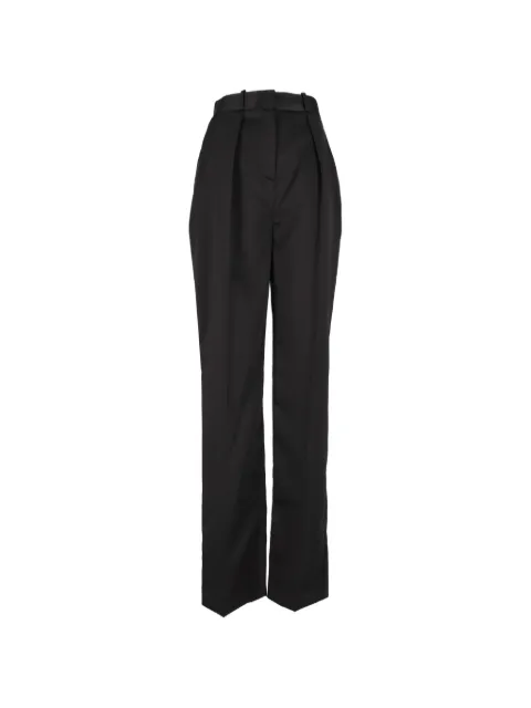 Elisabetta Franchi stretch satin trousers Black PA18266E2