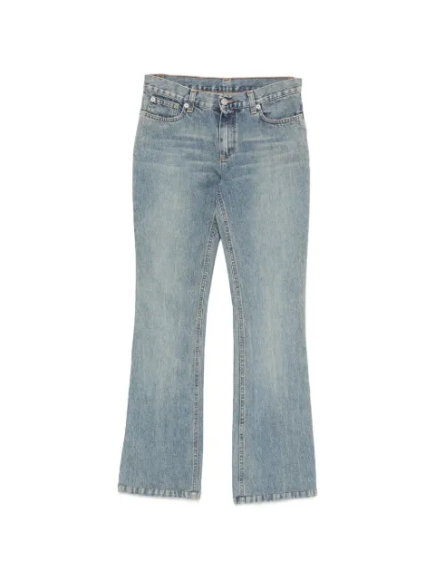 John Richmond Vintage 2000s rhinestone-embellished flared jeans Blue JR250CDK