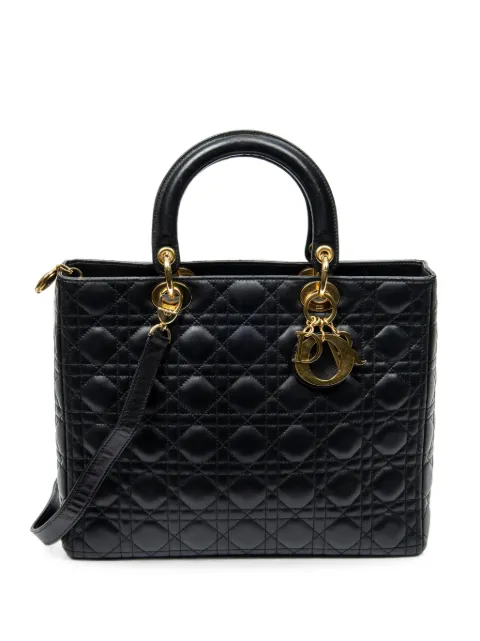 Christian Dior Pre-Owned Lady Dior tote bag Black MA0091