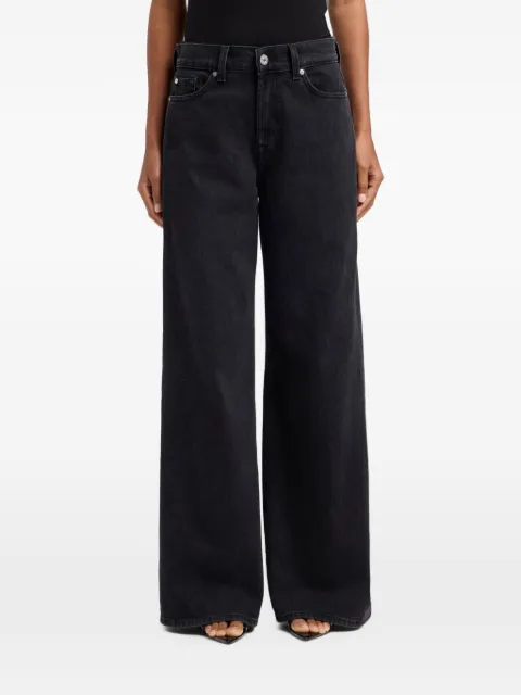 7 For All Mankind Lotta wide-leg jeans Black 7U8E0C31