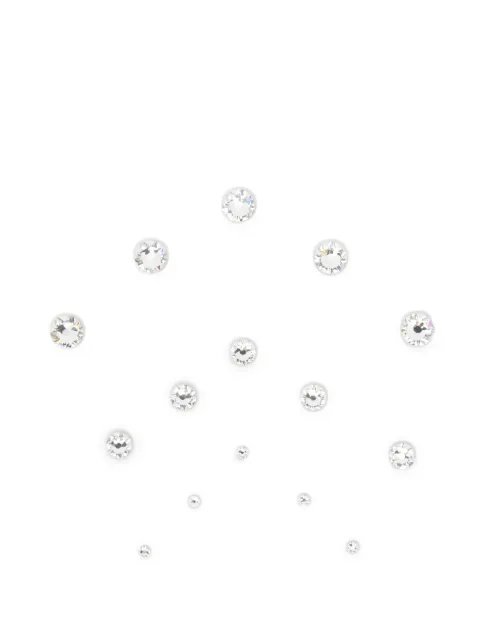 Jennifer Behr crystal-embellished hair gems White 50IQ76