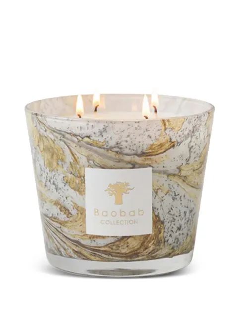 Baobab Collection Naïs marble-effect four-wick scented candle (10cm) Neutrals MAX10LNAI