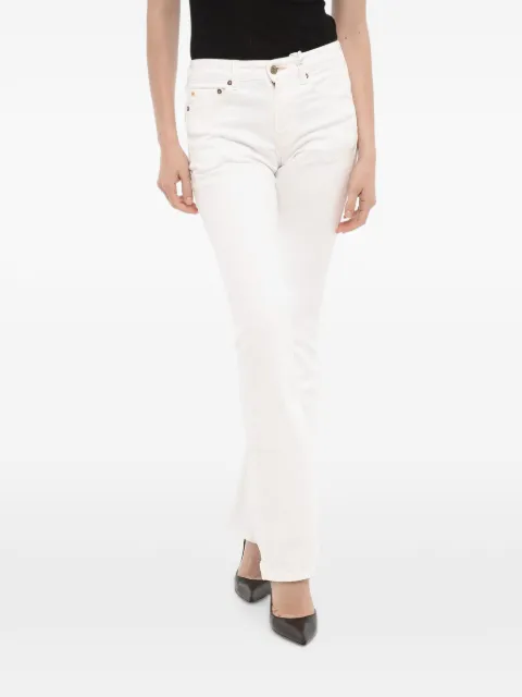 Washington Dee Cee flared button-fastening jeans White ELWWDE0143
