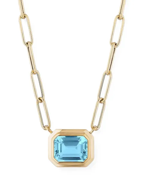 Goshwara Manhattan blue topaz necklace Gold JP0125LGBTY