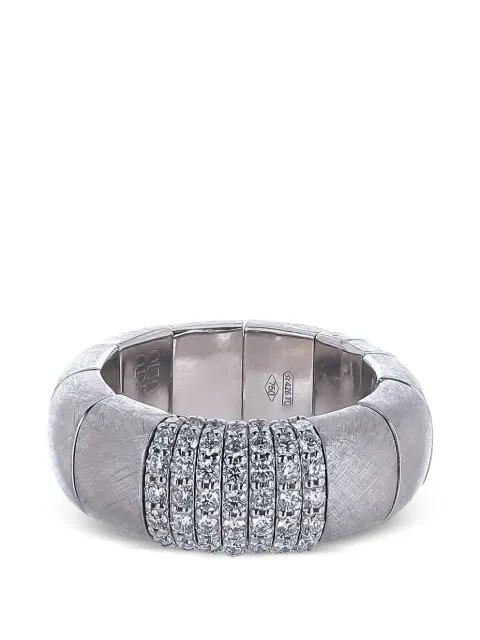 Roberto Demeglio diamond stretch ring Silver GC1OB1DBS