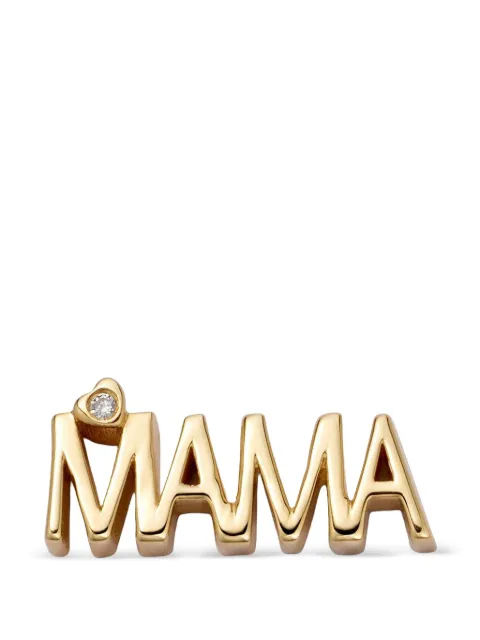 Loquet Mama diamond charm Gold CHMMAMDIA18Y