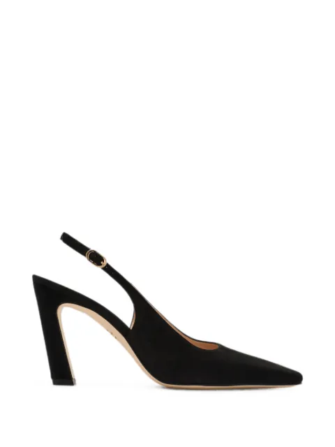 Stuart Weitzman slingback pointed-toe sandals Black SO116