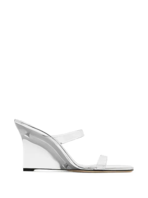 Stuart Weitzman transparent-strap wedge sandals White SO233