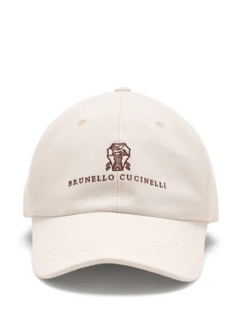 Brunello Cucinelli logo-embroidered baseball cap Neutrals M252D9850CFN57