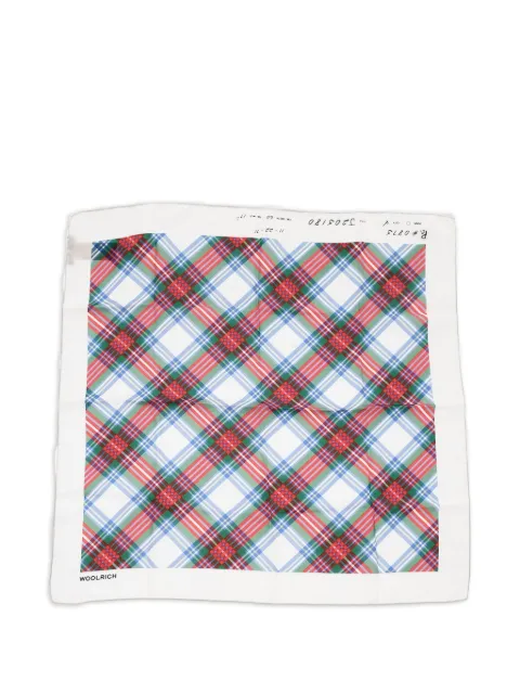 Woolrich plaid silk scarf White CFWWAC0074FRUT19818301