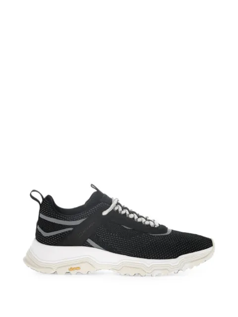 Woolrich perforated suede-trim sneakers Black CMWFFO1550FRUWF092
