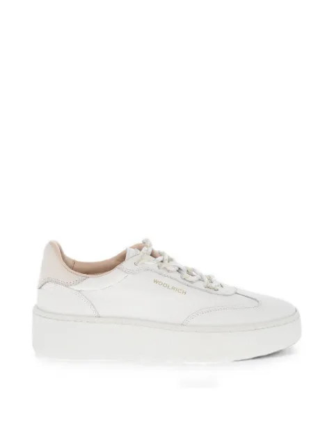 Woolrich lace-up leather sneakers White CMWFFO1520FRUWF095