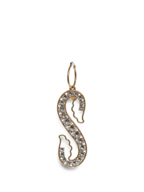 Stella McCartney single metal earring embellished with crystals Gold 900607W88218098