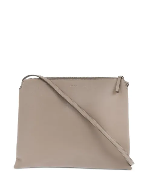 The Row Twin leather crossbody bag Neutrals W1235L97RGP
