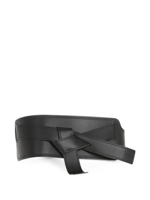 LOEWE knot-detail obi belt Black S818Y21L040110024