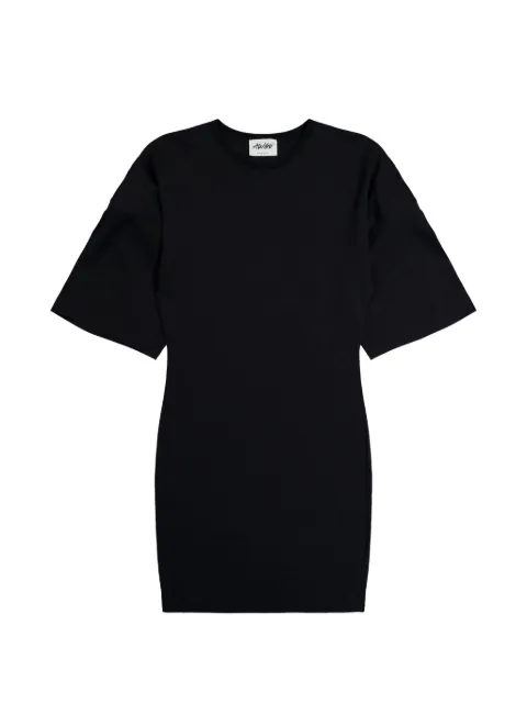 AWGE shoulder-pad logo-print mini dress Black AS6SWD11APJE587999