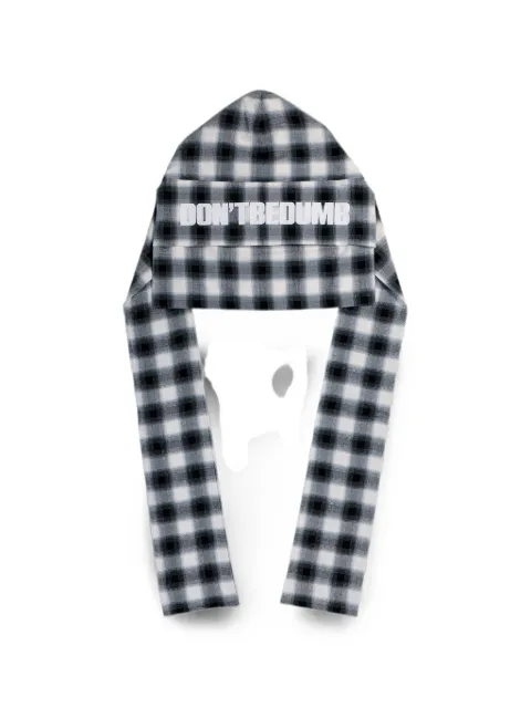 AWGE check-print graphic-print durag Black AS6SXA06APTQ097991