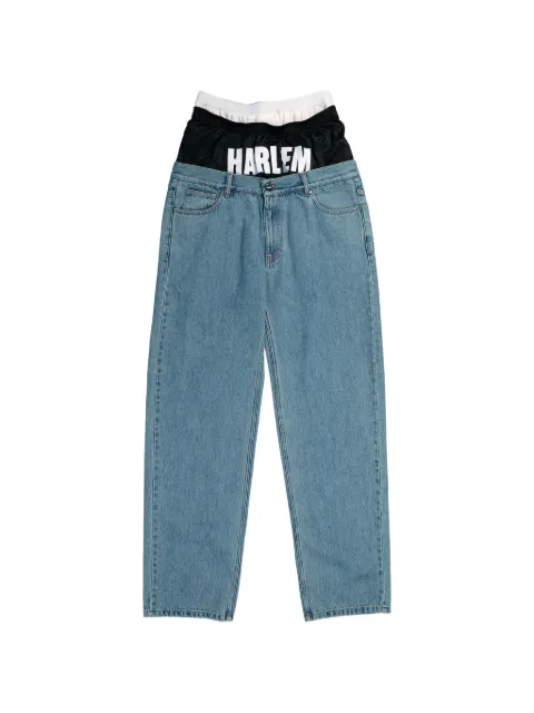 AWGE Harlem layered jeans Blue AS6SMT18APT2219560