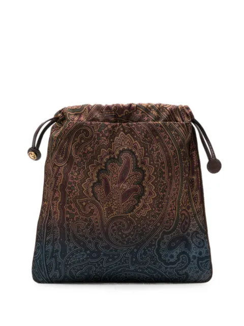 ETRO paisley-print drawstring tote bag Brown WP2C0022AK18F