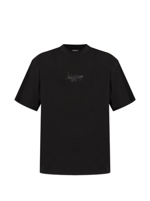 Balenciaga logo-print T-shirt Black 764235TUVT2