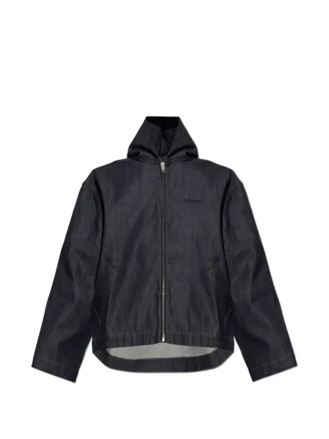 Balenciaga hooded denim jacket Blue A001UPTUW77