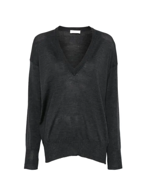 Roberto Collina V-neck sweater Grey 263FXB08002