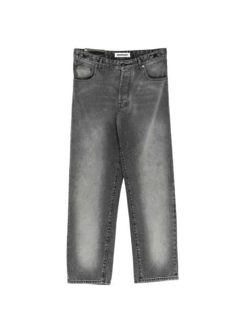 DARKPARK logo-patch jeans Black MTR02DBK02W044