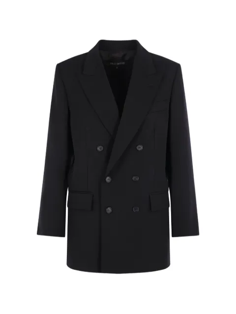 Ter Et Bantine double-breasted wool blazer Black W7112730779