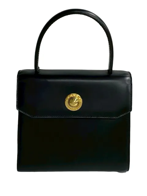 Celine Pre-Owned 2003 Calfskin Star Ball Top Handle Bag satchel Black 11MDFGMBL4GA2RHP