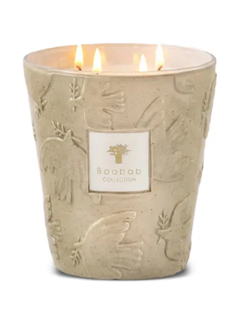 Baobab Collection Paloma embossed-dove candle (16cm) Neutrals MAX16PPAL