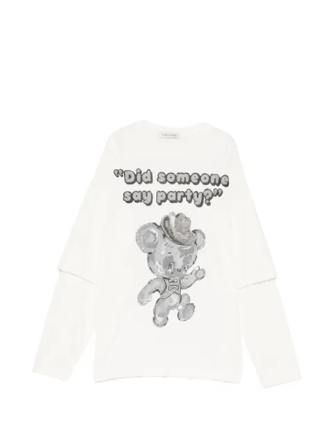 Joshua Sanders Magda party T-shirt Neutrals JS36B4616