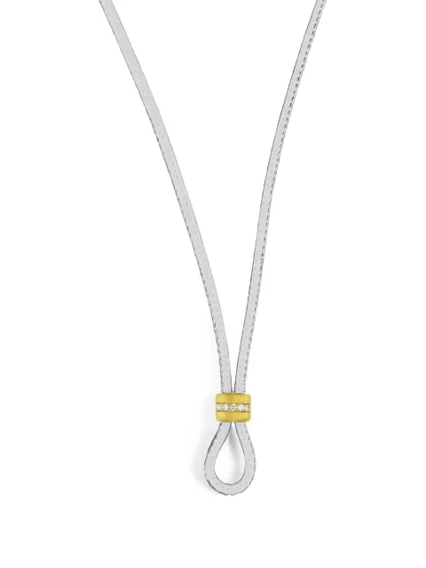 Leigh Maxwell Amani diamond necklace Gold LMC031WHITE